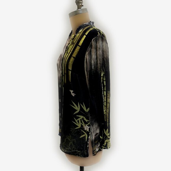 Tie Dye Velvet Top - Picture 2 of 3